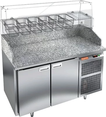 стол охлаждаемый для пиццы hicold pze3-111/sn