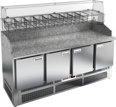 стол охлаждаемый для пиццы hicold pze3-1111/sn