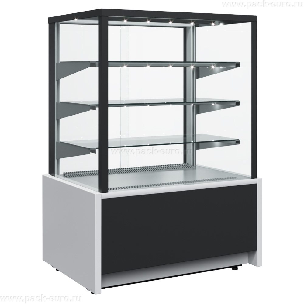 Витрина нейтральная Carboma KC70 N 0,9-1 LIGHT 9006-9005 (Нейтральная 0,9 Cube ТЕХНО)