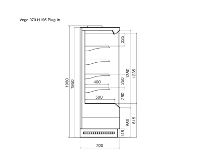 Vega 070 H195 Plug-in 125