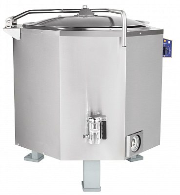 Котел пищеварочный электрический Abat КПЭМ-250, шестигранный, 250 л, сливной кран, пар. рубашка, 1111х1135х1116 мм