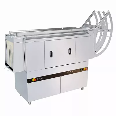 Машина таромоечная туннельная Abat МТТ-150В, до 210 ящиков/час, ширина от 300 до 400 мм, высота от 140 до 400 мм, 400В, прав.