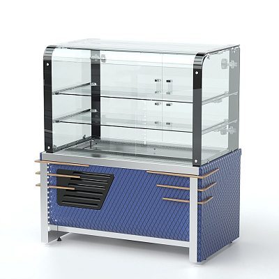 Витрина кондитерская холодильная закрытая (2 полки) RC31A Case 805х700х1320(630)мм REFETTORIO