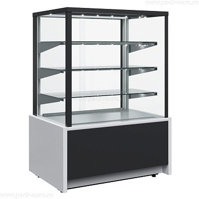 Витрина нейтральная Carboma KC70 N 1,3-1 LIGHT 9006-9005 (Нейтральная 1,3 Cube ТЕХНО)