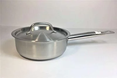Сотейник нерж 0,8 л с крышкой индукция