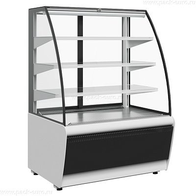 Витрина холодильная Carboma K70 VM 0,9-2 STANDARD (открытая), индивидуальное исполнение