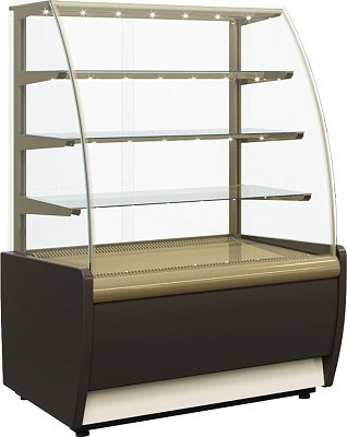 Витрина нейтральная Carboma K70 N 0,9-1 LIGHT Паттерн (0107 Ольха)