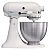 Миксер планетарный бытовой KitchenAid Classic , дежа 4.28 л, 3 насадки, белый, 5K45SSEWH